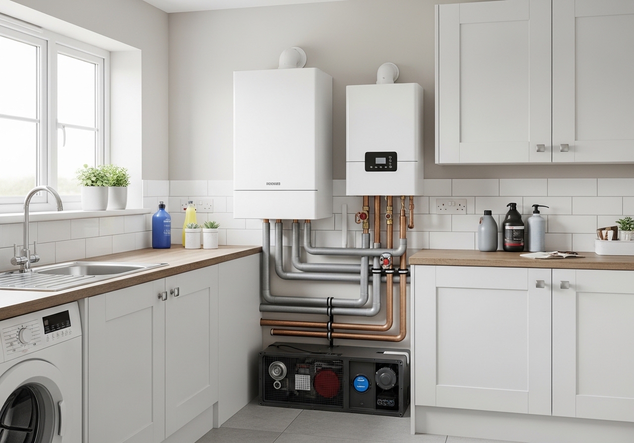 Ground source heat pump installation in Aberdeenshire