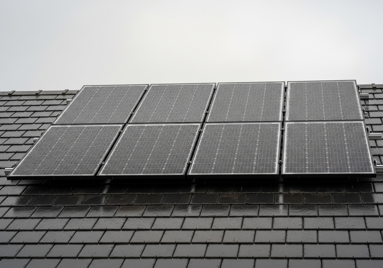 Solar panels installed on Aberdeen home