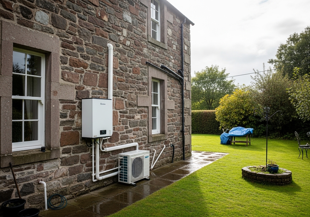 Heat pump survey in Huntly, Aberdeenshire