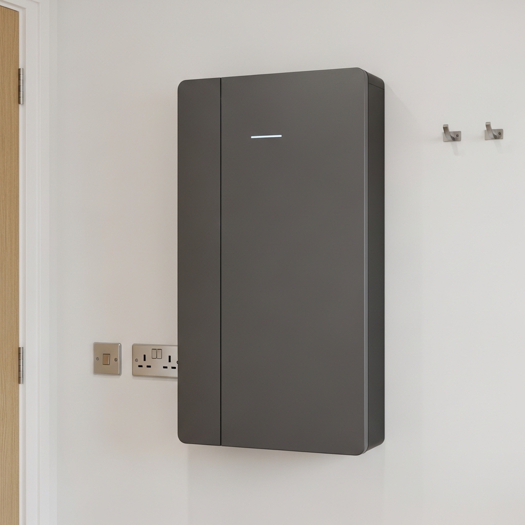 Home battery storage unit installed in Scottish home